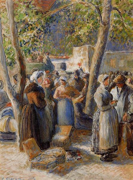 El Mercado De Gisors - 1887