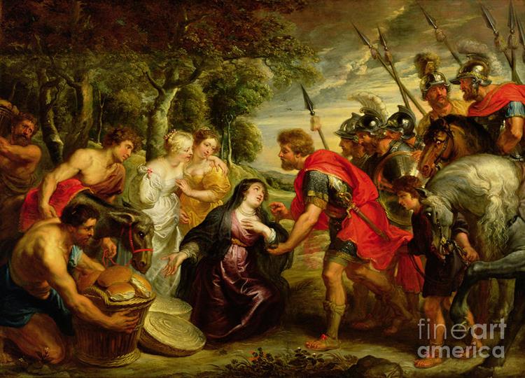 David en Abigail's Encounter - 1630