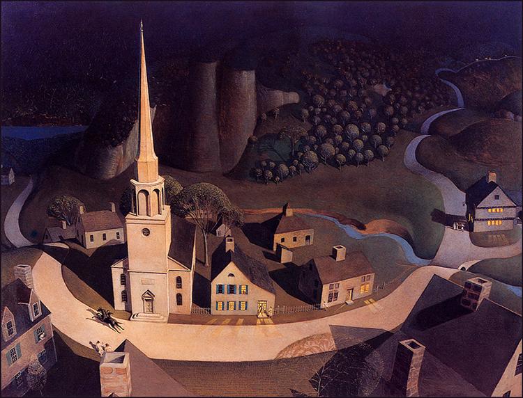 A caminhada da meia -noite de Paul Revere - 1931