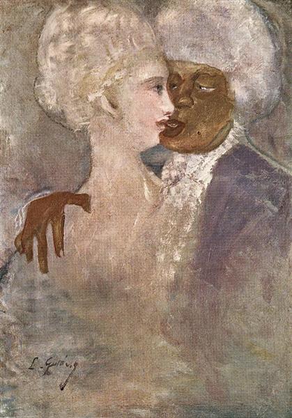 Mulatto og den skulpturelle kvinde Blanca - 1913