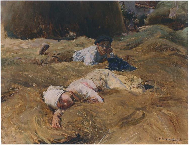 La sieste - Asturias - 1903