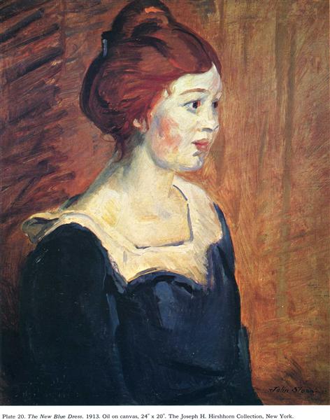 La nouvelle robe bleue - 1913