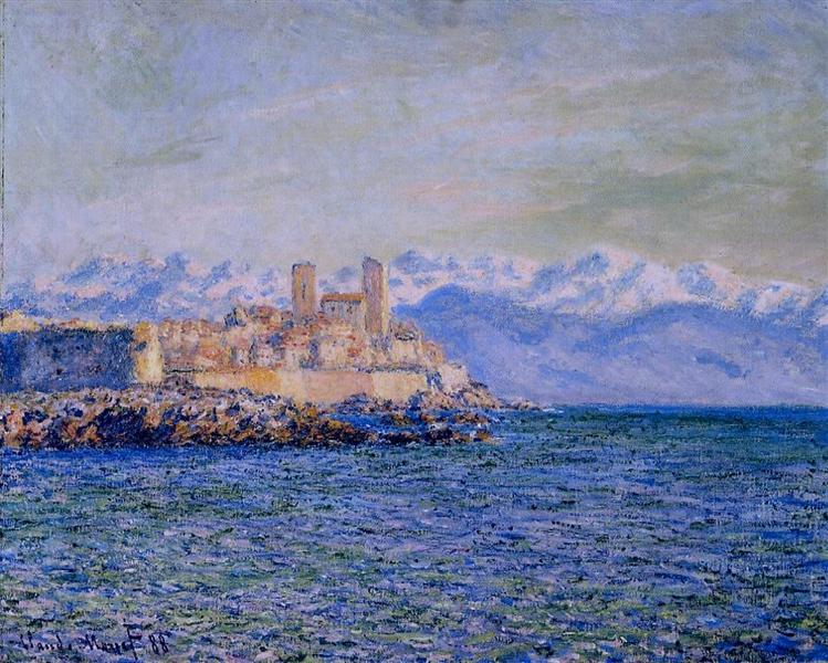 O Antigo Forte de Antibes - 1888