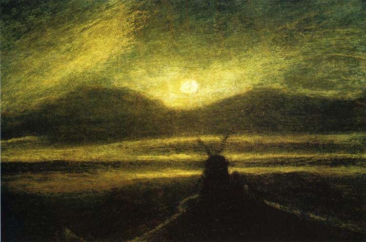 El Viejo Molino A La Luz De La Luna - 1885