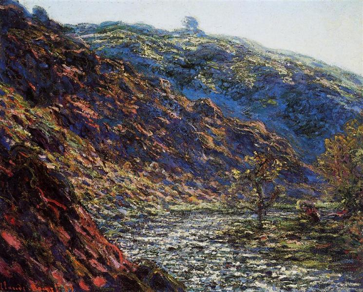 Der alte Baum - Petite Creuse - 1889 Schlucht - 1889