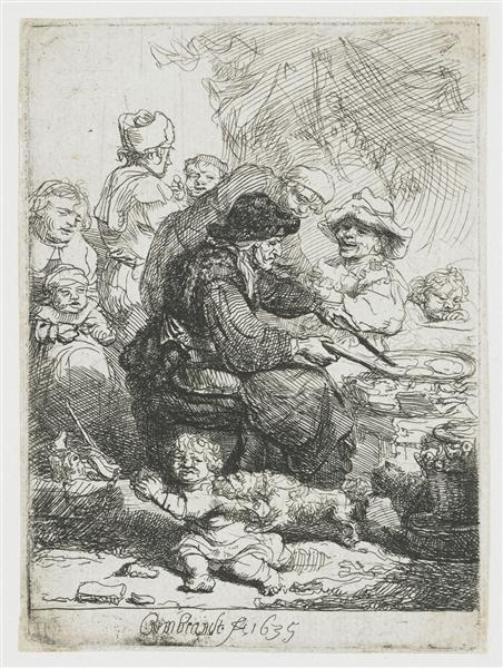 Die Panqueque -Frau - 1635