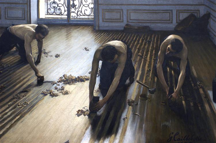 Los Cepilladores De Parquet (Los Raspadores De Pisos) - 1875 - Artículo De Wikipedia