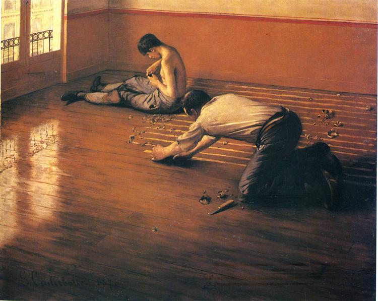 Los Cepilladores De Parquet - 1876