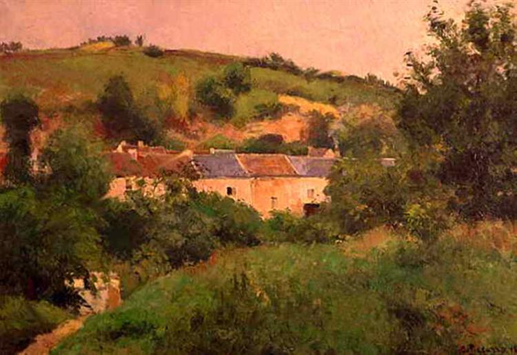 A estrada na aldeia - 1875