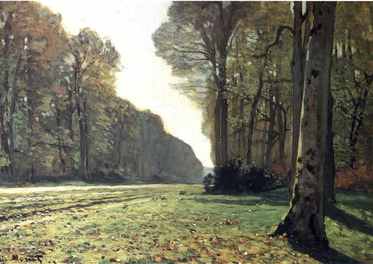 Pave Chailly w lesie - 1865