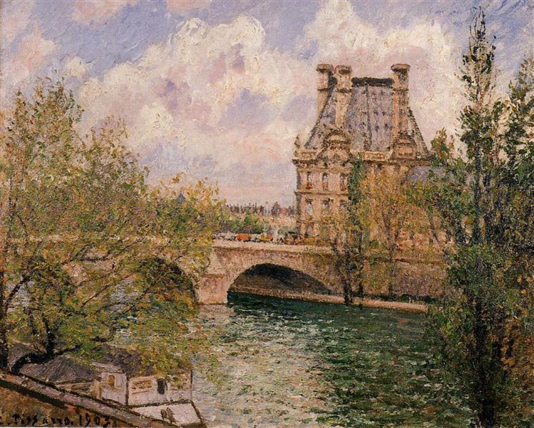 Der Pavillon von Flore und The Pont Royal - 1902