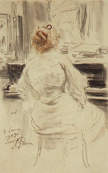 Le piano - 1905