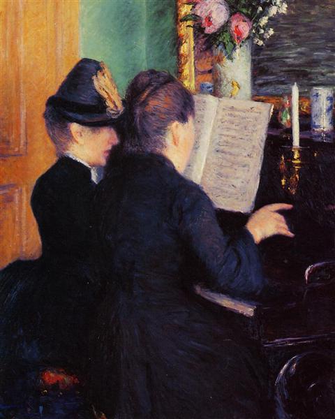 A aula de piano - 1881