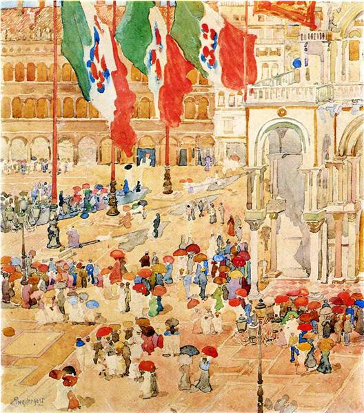 San Marcos Square - Venise - 1899