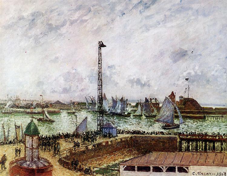 Pilotní mola - Le Havre - 1903