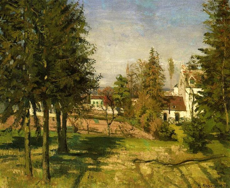 The Pines of Louveciennes - 1870