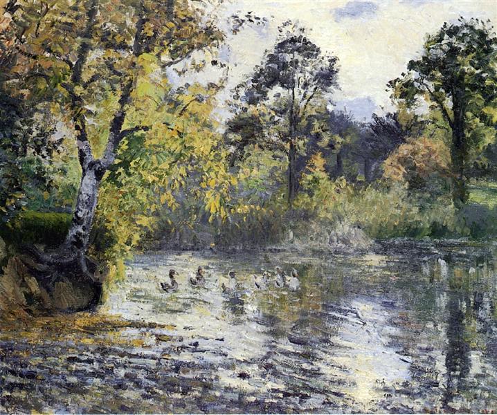 Der Montfoucault -Teich - 1874