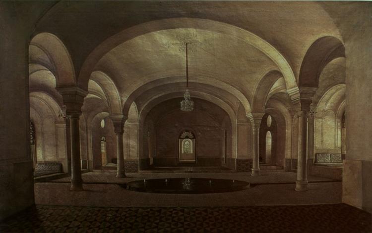 The Pond House of Sahebgharaniye Palace - 1883