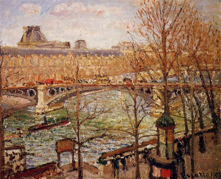 Pont du Carrousel - après-midi - 1903