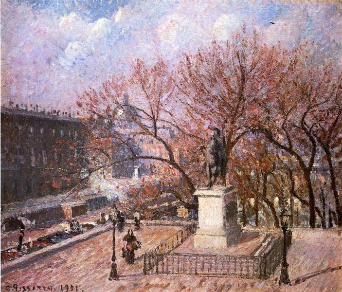 The Pont Neuf and the statue of Enrique IV - 1901