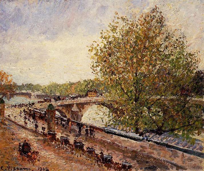 The Pont Royal - Grey Time - popołudnie - wiosna - 1902