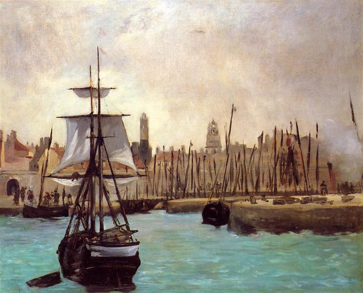 Der Hafen von Bordeaux - 1871