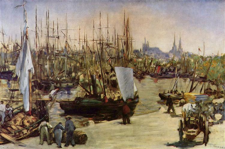 Der Hafen von Bordeaux - 1871