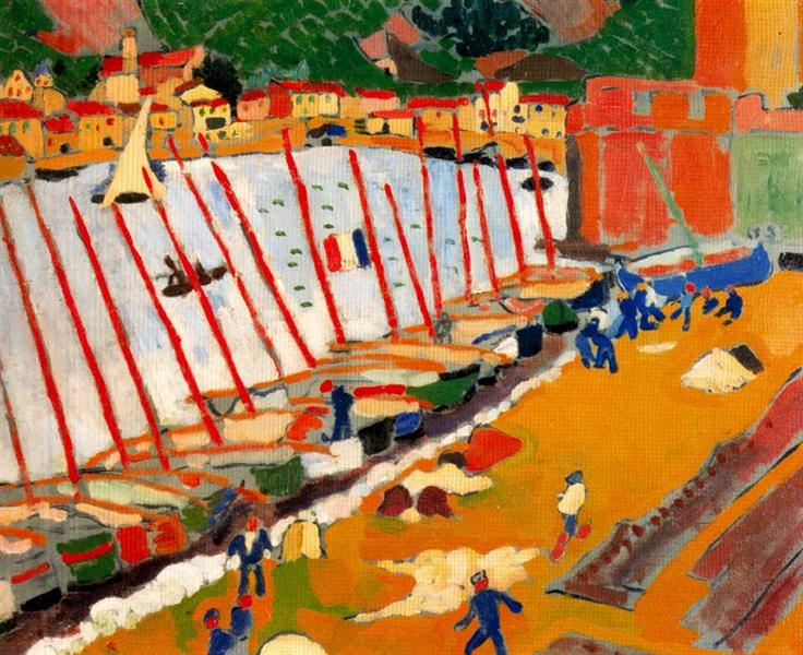 Le port de Colliure - 1905