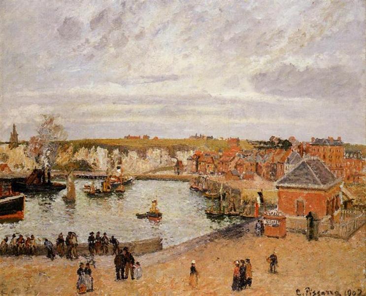 O Porto de Dieppe - 1902