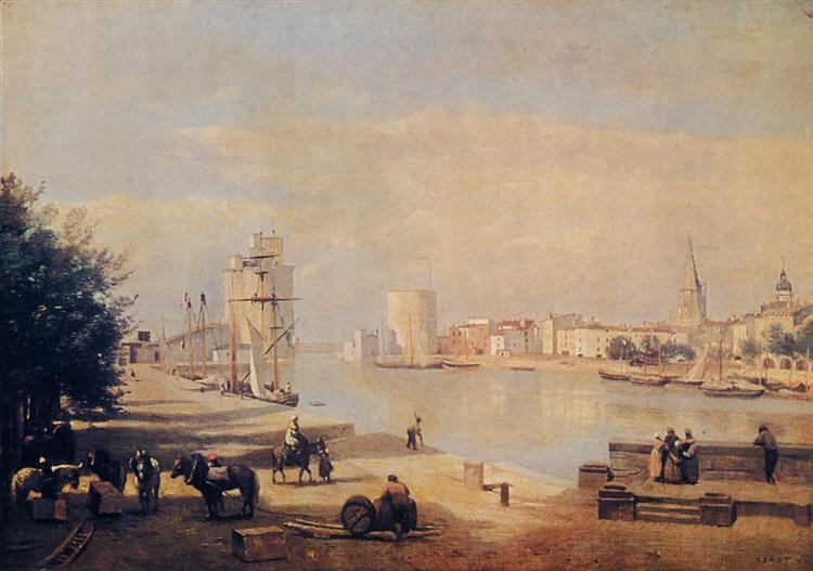 Der Hafen von La Rochelle - 1851