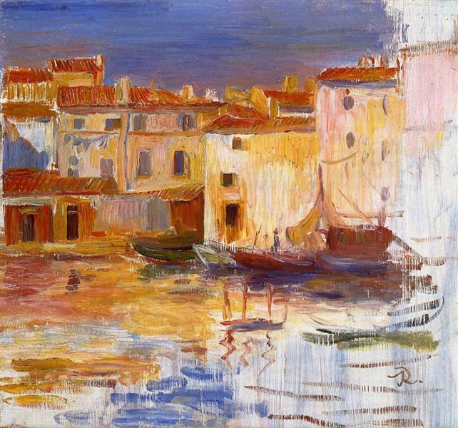 Il porto di martighi - 1888