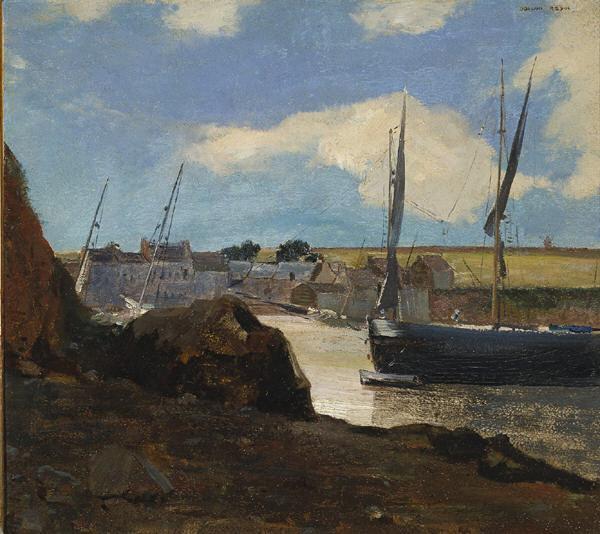 Il porto di Morgat - 1882