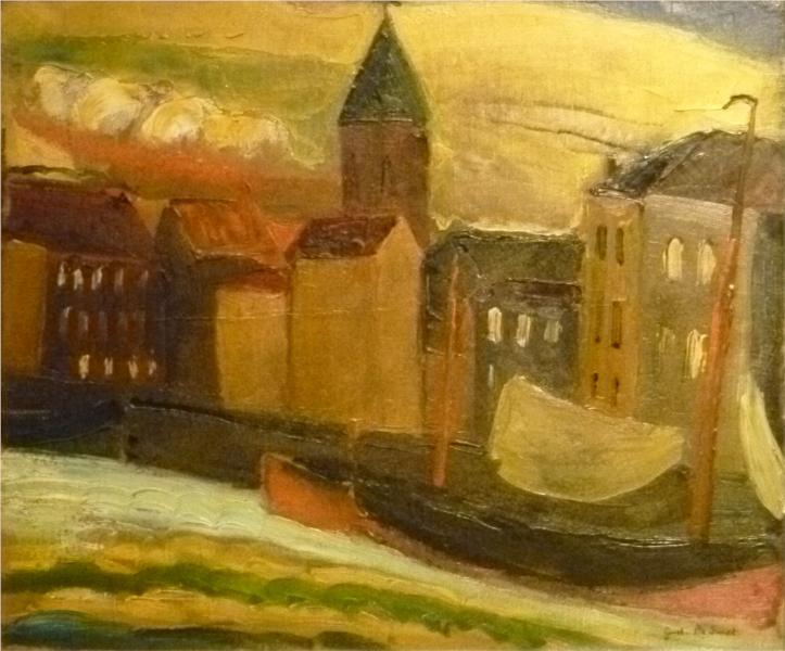 De haven van Oostende - 1922