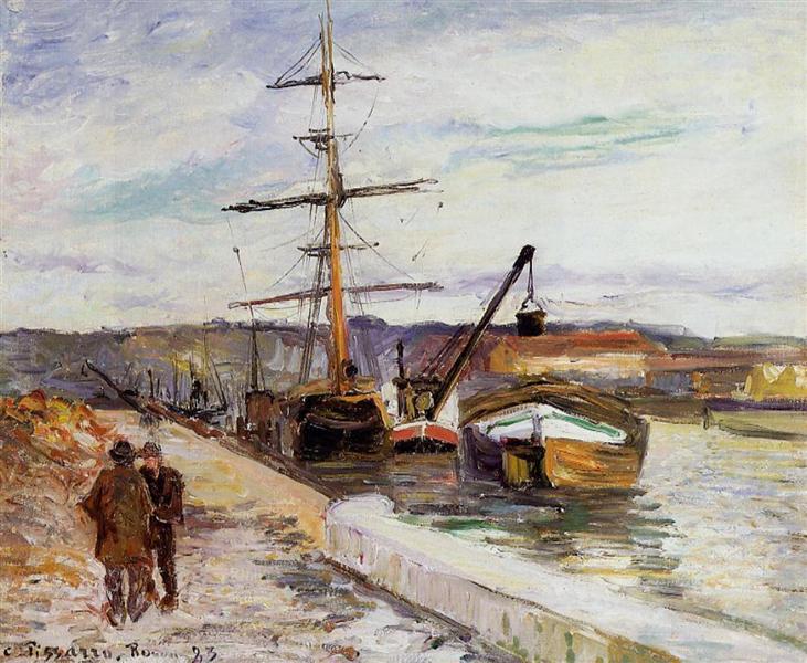 Le port de Ruan - 1883