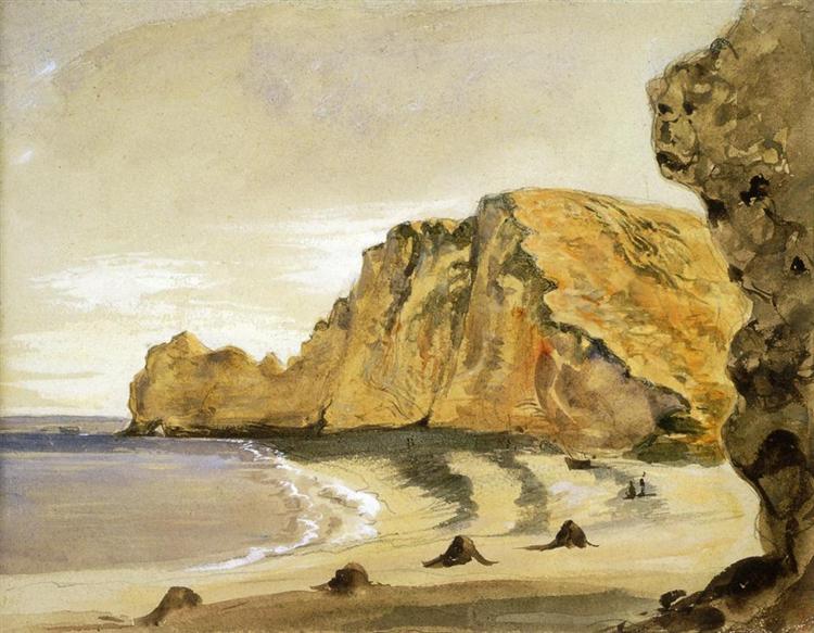 La Puerta De Amont - Etretat - 1849