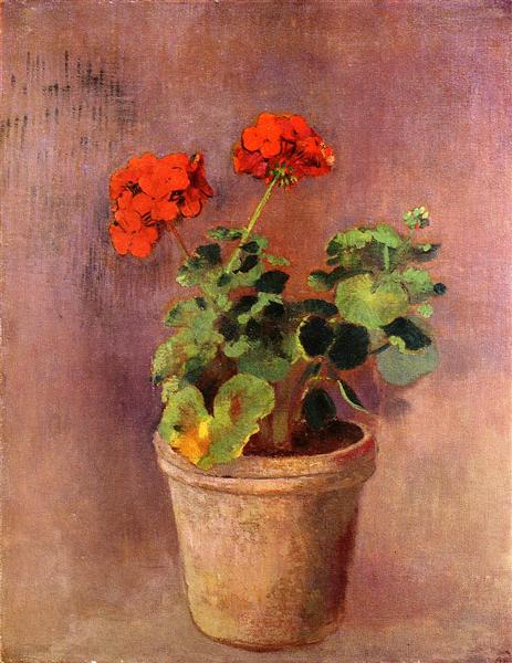 The Pot of Geraniums - 1910