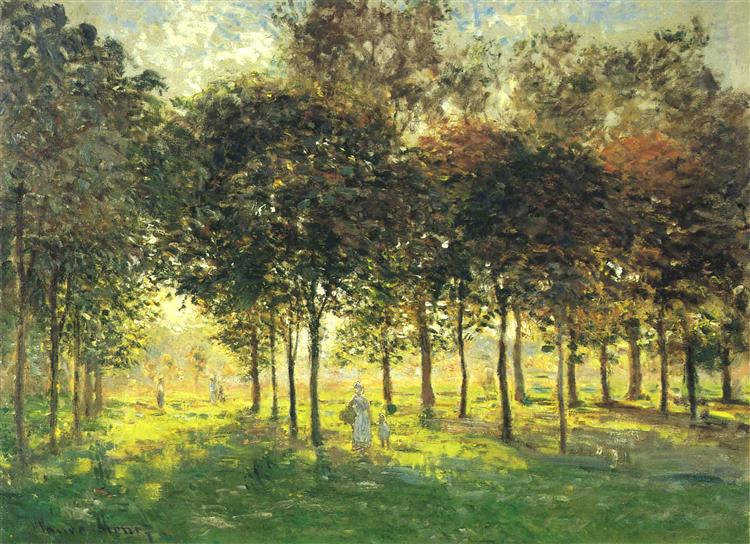 El Paseo Marítimo De Argenteuil - Soleil Couchant - 1874