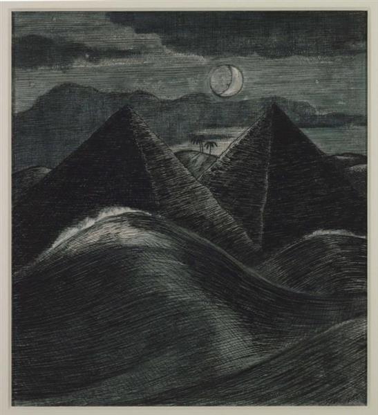 The pyramids in the sea - 1912