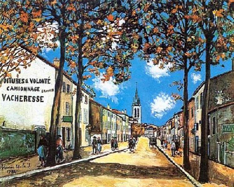 Il quartiere di Saint -Romain in Anse - Rhone