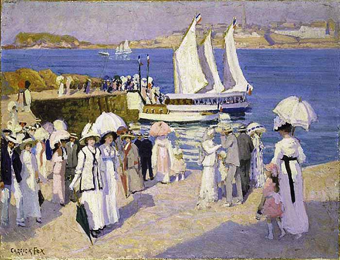 El Muelle De Dinard - 1911