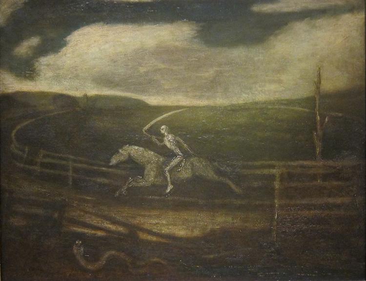 A pista de corrida (morte sobre um cavalo pálido) - 1900