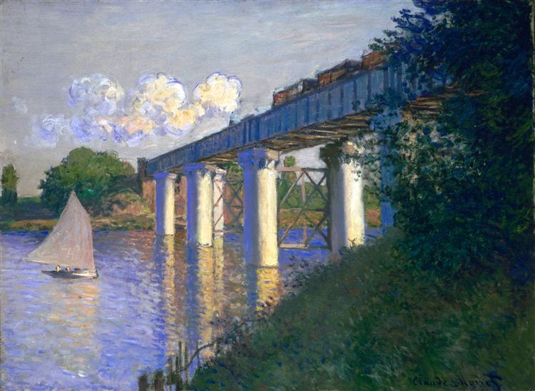 A ponte ferroviária de Argenteuil - 1874