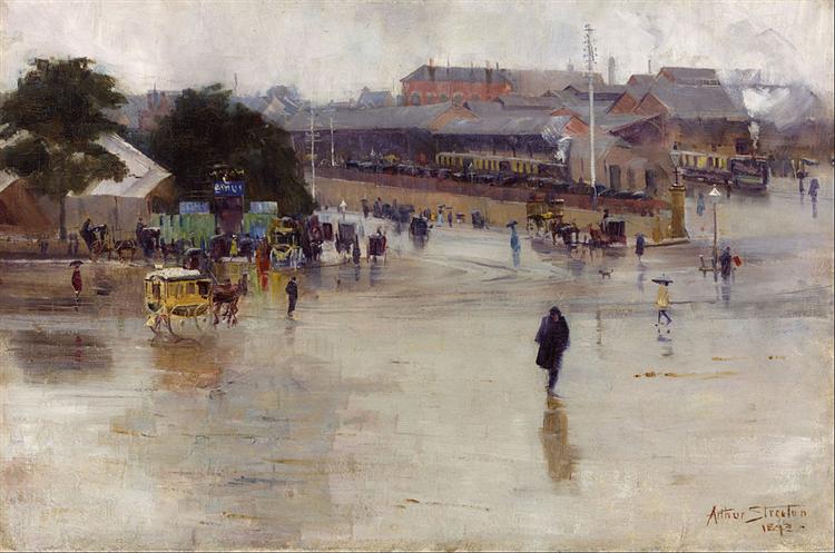 A estação de trem - Redfern - 1893