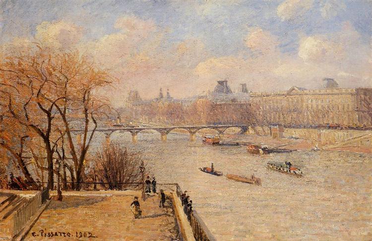 Den høje terrasse i Pont Neuf - 1902