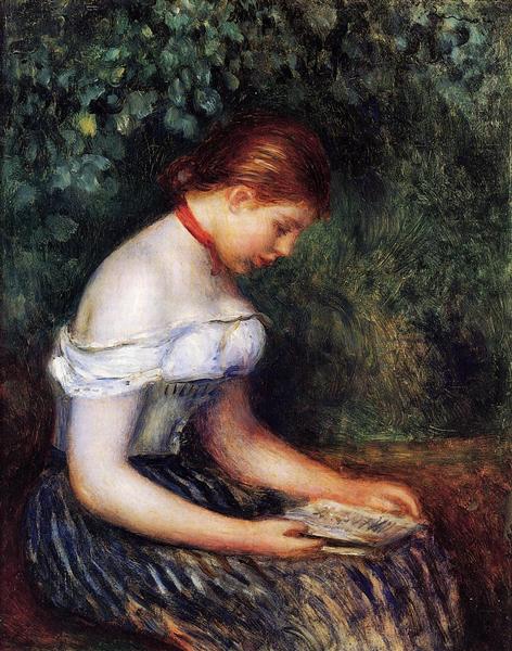 La Lectora (Joven Sentada) - 1887