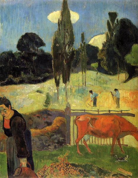 La vache rouge - 1889