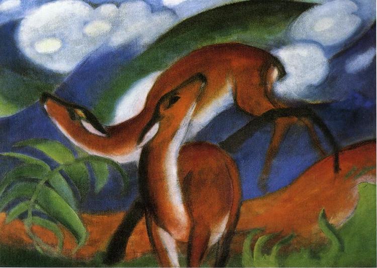 Der rote Hirsch II - 1912