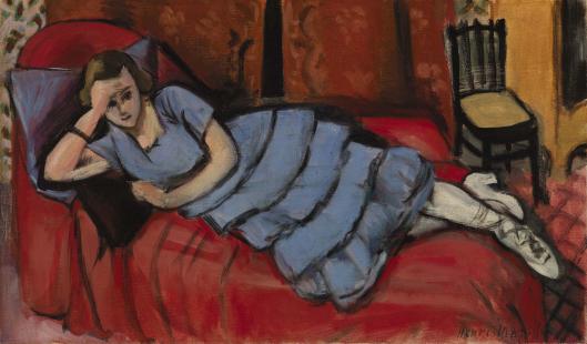 The red sofa (Le Canapé Rouge) 1921 