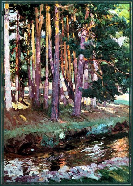 La rivière La Reina Valsain - 1907