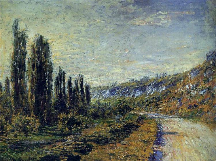 Le chemin de Vetheuil - 1880